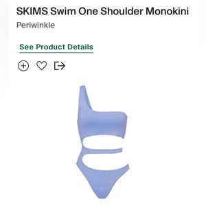 SKIMS PERIWINKLE SWIM SUIT ONE PIECE